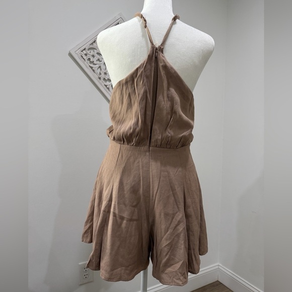 DO+BE Halter Neck Dress in Brown - Picture 6 of 13